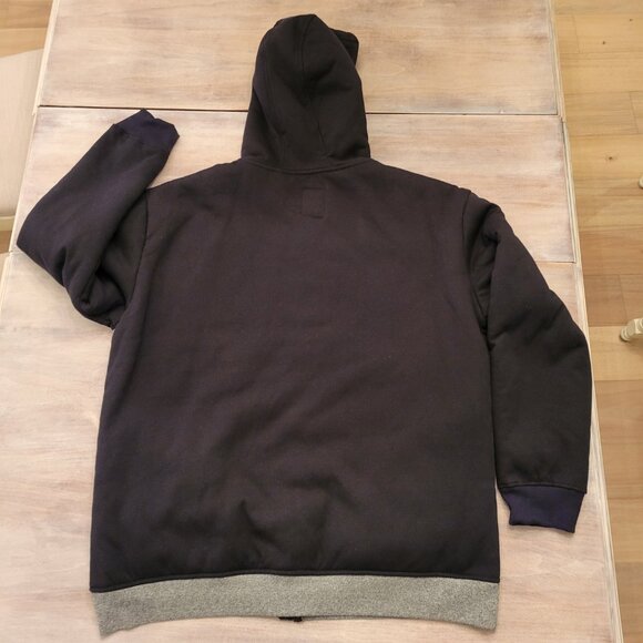 Ecko Unltd Mens Full Zip Warm Activewear Hoodie Spell Out Logo Gray Size 2XL - Picture 2 of 9